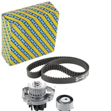 SNR ZAHNRIEMEN-SATZ + WASSERPUMPE passend für ALFA ROMEO MITO FIAT 500 DOBLO Sonderangebot