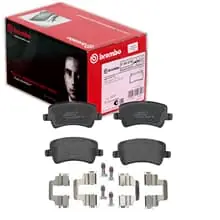 Sonderangebot BREMBO BREMSBELÄGE HINTERACHSE PASSEND FÜR FORD GALAXY S-MAX LAND ROVER