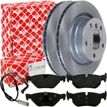 Aktuell FEBI BREMSSCHEIBEN 300mm + BELÄGE HINTEN passend für BMW 1er E81 E87 3er E90-E93