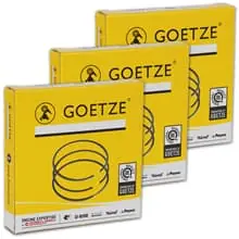 Zertifiziert 3x GOETZE KOLBENRINGE 76,5mm passend für VW POLO 9N 5 SEAT IBIZA SKODA FABIA AZQ