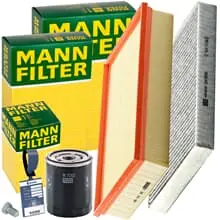 MANN FILTER INSPEKTIONSPAKET passend für VW T5 T6 BUS 2.0 BiTDI TDI 180 PS Günstig