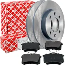 FEBI BREMSSCHEIBEN Ø247mm + BELÄGE HINTEN passend für CITROEN BERLINGO C2 C3 C4 Heißes Angebot
