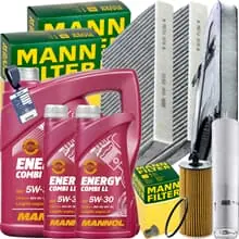 Solange Der Vorrat Reicht MANN INSPEKTIONSPAKET+7L MANNOL 5W-30 MOTORÖL passend für BMW 5er F10 F11 18-30d