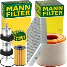 MANN FILTER INSPEKTIONSPAKET passend für 2.0 TDI 190 PS AUDI A6 C7 4GC 4GD Expressversand