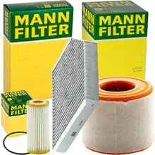 MANN FILTER INSPEKTIONSPAKET passend für 1.8+2.0 TFSI AUDI A6 C7 A7 4G A8 4H Direktkauf