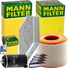 MANN FILTER INSPEKTIONSPAKET passend für 2.0 TFSI 180+211 PS AUDI A6 C7 4GC 4GD Beliebt