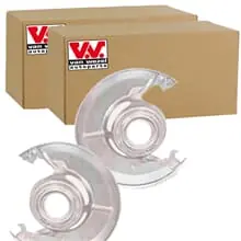 2X VAN WEZEL SPRITZBLECHE BREMSSCHEIBEN VORNE BEIDSEITIG PASSEND FÜR Begrenztes Angebot