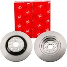 Expressversand 2X TRW BREMSSCHEIBEN 357mm VORNE RECHTS LINKS PASSEND FÜR LEXUS LS