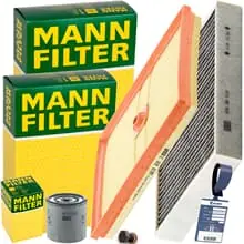 MANN FILTER INSPEKTIONSPAKET passend für AUDI A1 8X SEAT IBIZA 4 SKODA FABIA 3 Meistverkauft