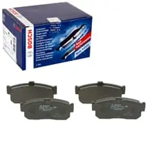 BOSCH BREMSBELÄGE SATZ HINTERACHSE PASSEND FÜR NISSAN 100NX ALMERA CEFIRO Echt