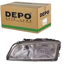 Schnäppchen DEPO H7 W5W SCHEINWERFER LINKS PASSEND FÜR VOLVO S70 V70 773-1108L-LD-EM