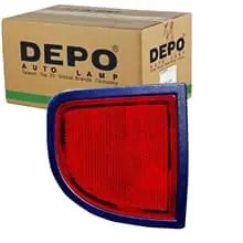 DEPO REFLEKTOR RÜCKSTRAHLER LINKS ROT PASSEND FÜR MITSUBISHI L200 214-2905L-E Neu