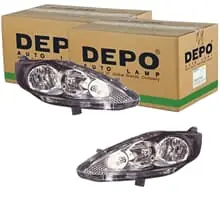 Sonderaktion 2x DEPO H7/H1 SCHEINWERFER passend für FORD FIESTA LINKS+RECHTS