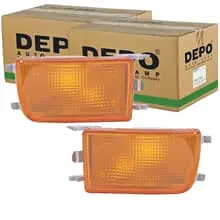 2X DEPO BLINKER ORANGE STOßFÄNGER VORNE PASSEND FÜR VW GOLF VENTO LINKS+RECHTS Rabatt