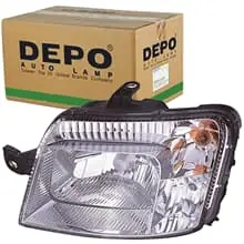 Ausverkauf DEPO H4 PY21W W5W SCHEINWERFER RECHTS PASSEND FÜR FIAT PANDA 661-1141R-LD-EM
