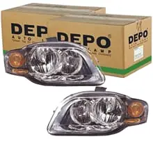 Heißes Angebot 2x DEPO H7 P21W W5W SCHEINWERFER passend für AUDI A4 LINKS+RECHTS