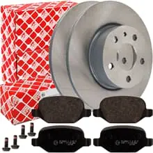 Bestpreis FEBI BREMSSCHEIBEN 251mm + BELÄGE HINTEN passend für ALFA ROMEO 147 937