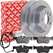 Expressversand FEBI BREMSSCHEIBEN 280mm+ BELÄGE HINTEN passend für BMW 1er F40 2er F44 F45 46