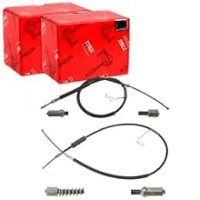 2x TRW HANDBREMSSEILE passend für FORD TRANSIT LINKS+RECHTS Preisknaller