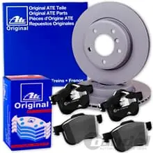 Expressversand ATE BREMSSCHEIBEN + BELÄGE VORNE passend für TOYOTA AURIS E18 + COROLLA E18