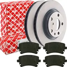 Saisonangebot FEBI BREMSSCHEIBEN 280mm+ BELÄGE HINTEN passend für AUDI A8 4E PR 1KE 2003-2009