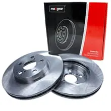 2X MAXGEAR BREMSSCHEBEIBEN 260mm BELÜFTET VORNE PASSEND FÜR TOYOTA AVENSIS Sale