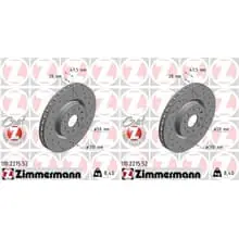 Bestseller 2x ZIMMERMANN SPORT BREMSSCHEIBEN 310mm GELOCHT VORNE passend für ALFA 166 LANCI
