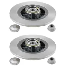 Billig 2X SNR BREMSSCHEIBEN 274mm VOLL HINTEN PASSEND FÜR RENAULT FLUENCE GRAND SCÉNIC