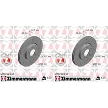 2x ZIMMERMANN SPORT BREMSSCHEIBEN 300mm GELOCHT VORNE passend für OPEL INSIGNIA Letzte Chance