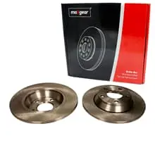 Billig 2X MAXGEAR BREMSSCHEBEIBEN 280mm VOLL VORNE PASSEND FÜR AUDI A4