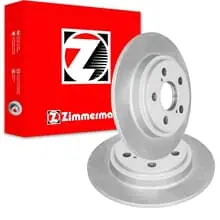 2X ZIMMERMANN COAT Z BREMSSCHEIBEN 259mm VOLL HINTEN PASSEND FÜR TOYOTA URBAN Echt
