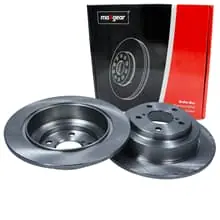 Sonderangebot 2X MAXGEAR BREMSSCHEBEIBEN 265mm VOLL HINTEN PASSEND FÜR