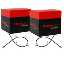 2X METZGER HANDBREMSSEILE HINTEN PASSEND FÜR HYUNDAI I10 Expressversand
