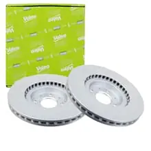 Echt 2X VALEO BREMSSCHEIBEN 281mm BELÜFTET VORNE PASSEND FÜR ALFA ROMEO MITO FIAT