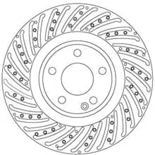 2X TRW BREMSSCHEIBEN 320mm GELOCHT/INNENBEL. VORNE PASSEND FÜR MERCEDES-BENZ Zertifiziert