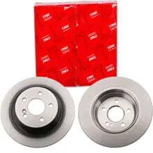 2X TRW BREMSSCHEIBEN 300mm VOLL HINTEN PASSEND FÜR MERCEDES-BENZ SL DF6277 Billig