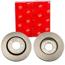 Markenware 2X TRW BREMSSCHEIBEN 281mm BELÜFTET VORNE PASSEND FÜR CHRYSLER VOYAGER DODGE