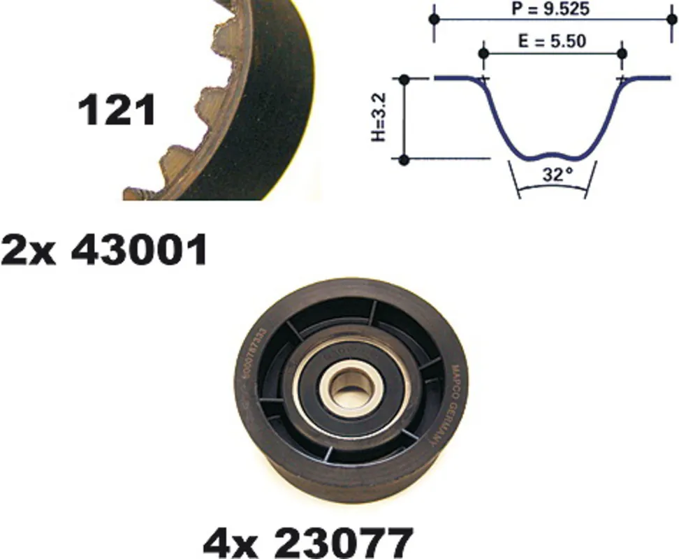 Zahnriemensatz, Satz, ALFA ROMEO Sonderaktion