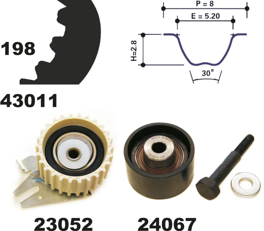 Sale Zahnriemensatz, Satz, ALFA ROMEO, FIAT