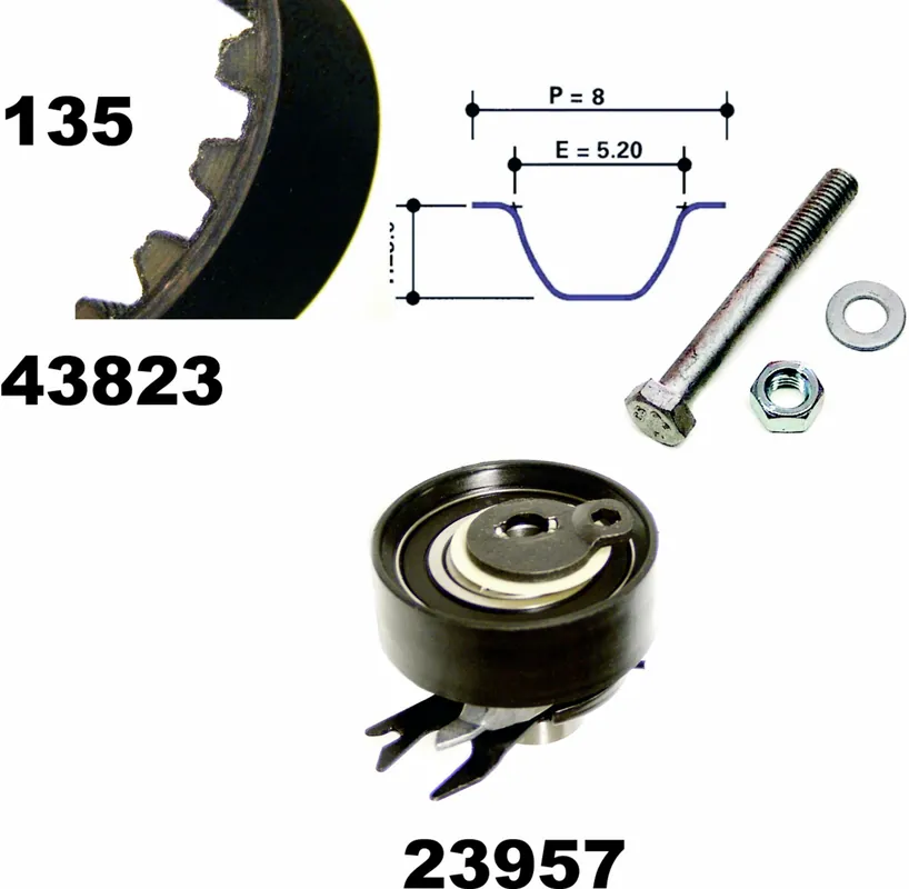 Neu Im Sortiment Zahnriemensatz, Satz, SEAT, VW