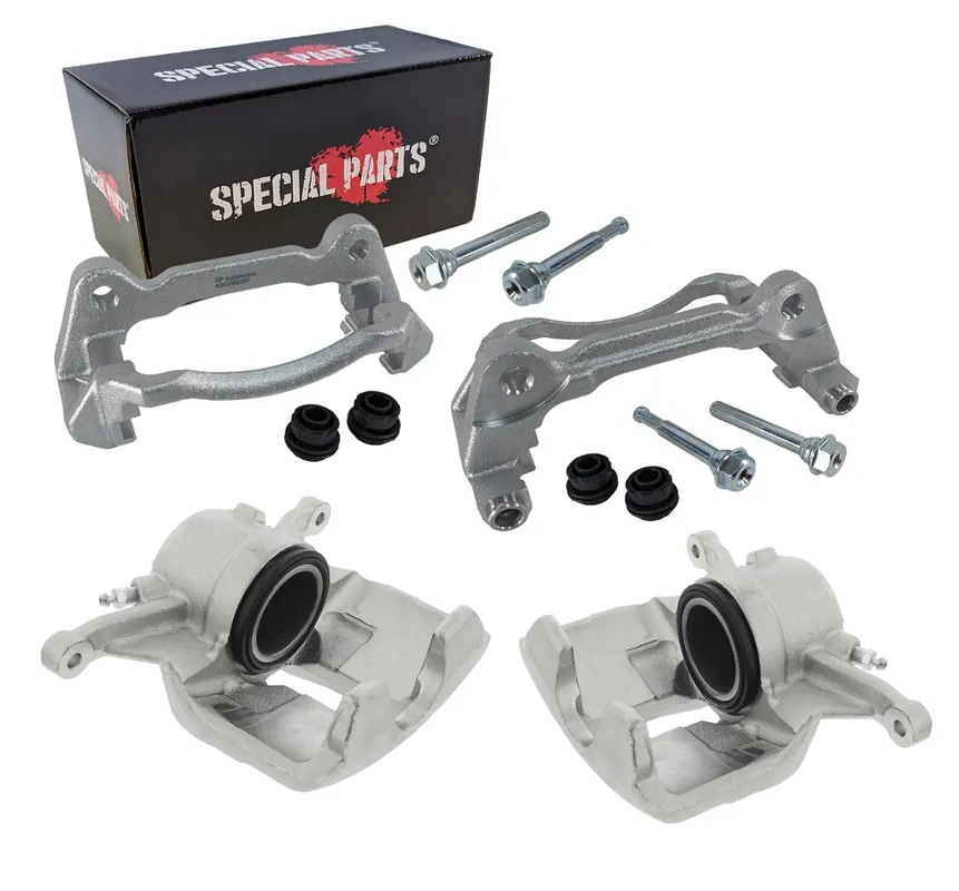 Must-Have Bremssattel-Satz + Bremssattelhalter-Satz, VA, VW Golf 7, Audi A3, 8V, PR. 1ZE, 1ZP, 288-mm-Bremse