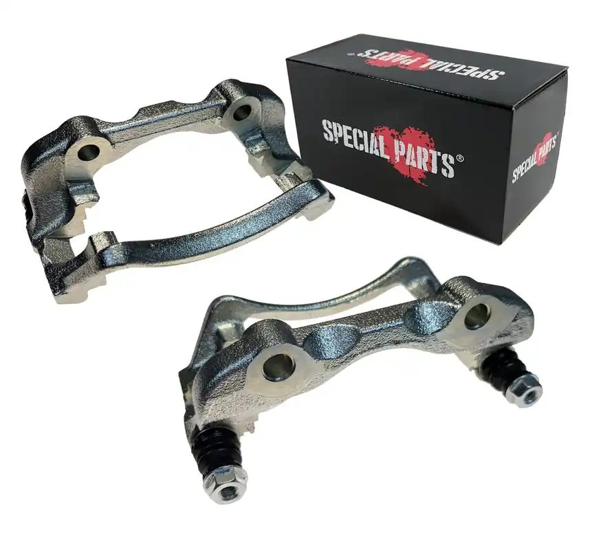 Bremssattelhalter-Satz, belüftet, VA, VW Golf II, 16V-Bremse, 256 x 24 mm Echt