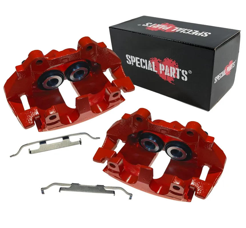 Bremssattel-Satz + Bremssattelhalter-Satz, VA,VW Golf 2 + 3, Vento, Umbau auf 334 mm-Doppelkolben-Bremse Schnäppchen