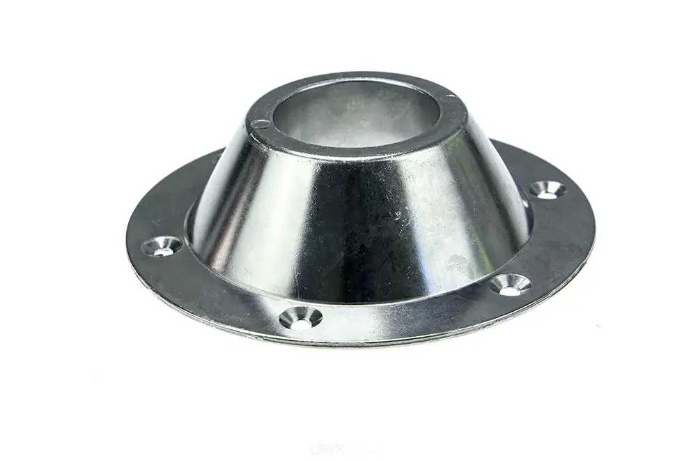 Sichere Zahlung Aufschraubrosette für Stahlrohr Tischsäule, chrom
