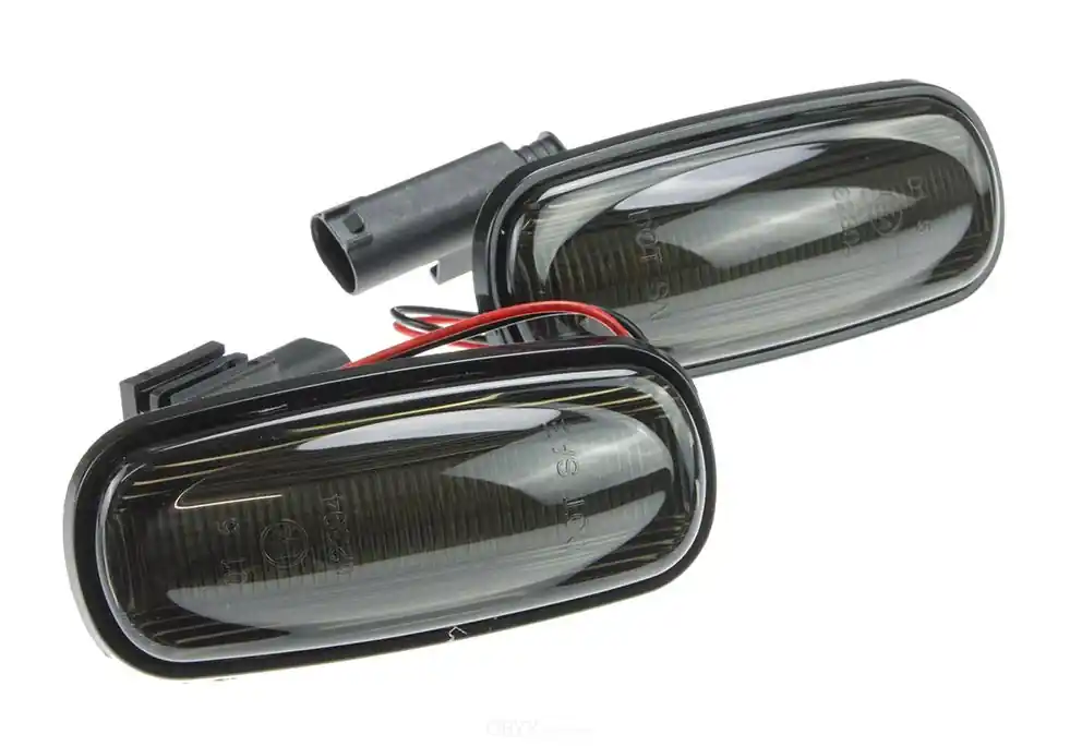 Versand Am Gleichen Tag LED-Seitenblinker, schwarz, passend für Land Rover Defender etc.