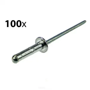 100 Stück Multi-Grip Nieten 4,0 x 16,5 mm Schneller Versand