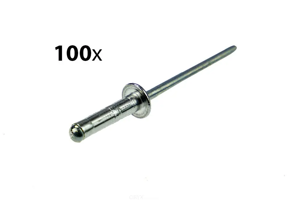 100 Stück Multi-Grip Nieten 4,0 x 16,5 mm Schneller Versand