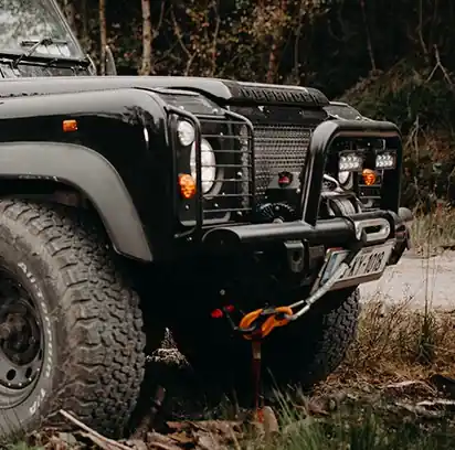 Lampenschutzgitter, vorne, für Land Rover Defender Super-Preis