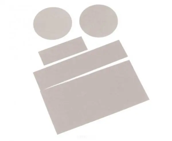 Expressversand 5 selbstklebende Polyamid-Flicken zur schnellen Zeltreparatur, grau