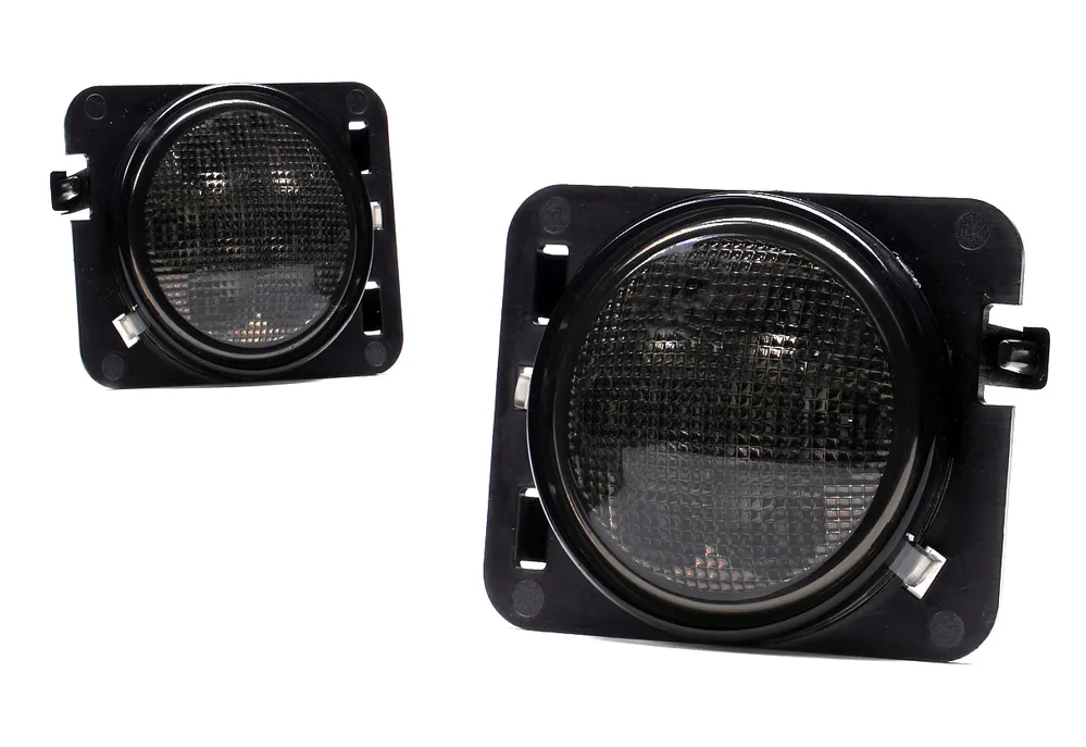 Aktuell LED-Seitenblinker, schwarz, für Jeep Wrangler JK
